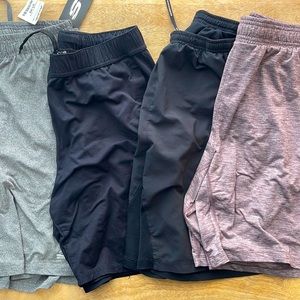 Lounge/running shorts bundle size medium